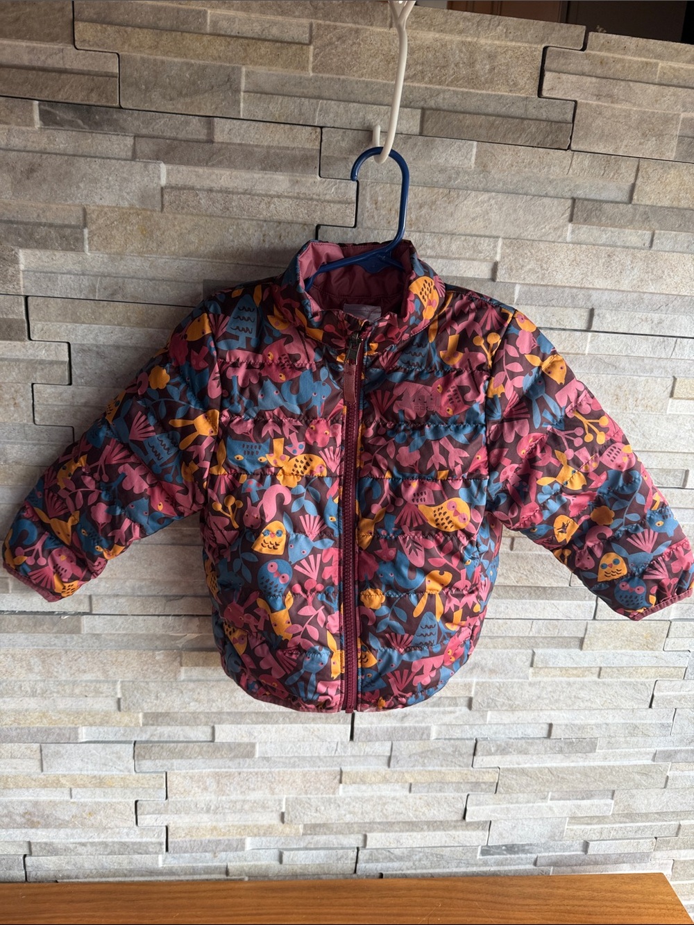 Girls boys unisex 3T REI reversible down winter fall coat jacket puffer